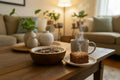 Large Wood Bowl Candle