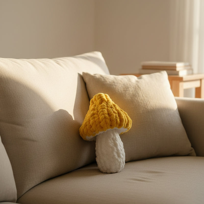 Knitted Mushroom